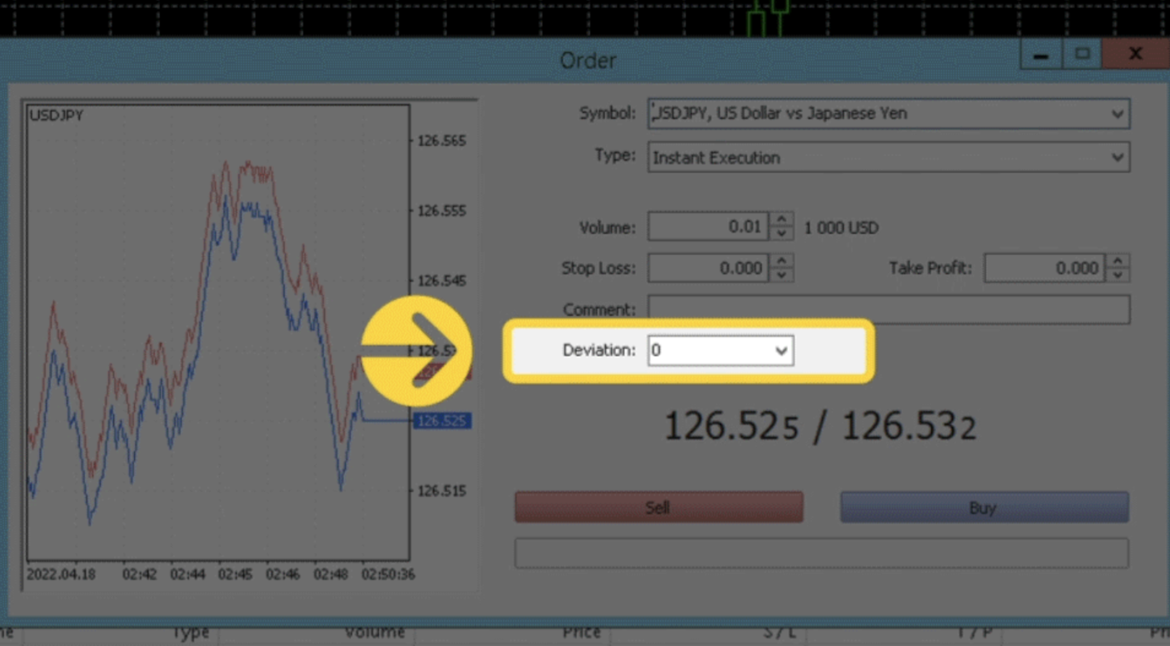 Deviation Computer Setting