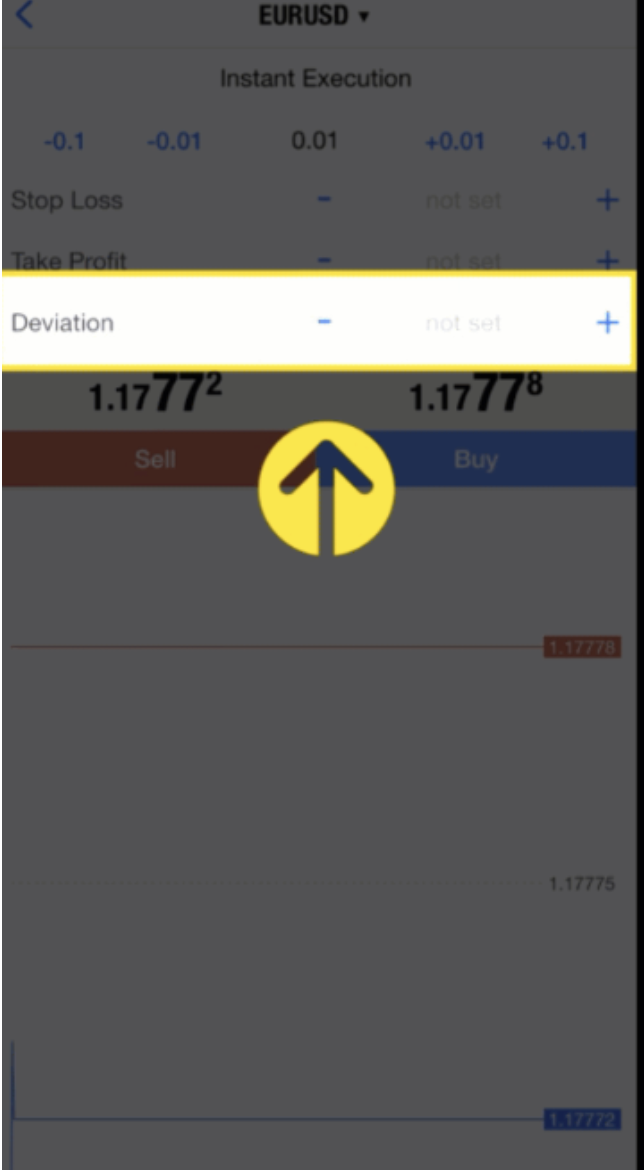 Deviation Mobile Setting